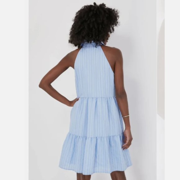 NWT Tuckernuck Blue Seersucker Sailor Dress Pomander Palace Size XL - Picture 6 of 11